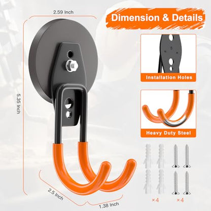 Strong Magnetic Hooks Heavy Duty (4 Count)