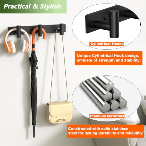 Coat Rack Wall Mounted (2 Count)