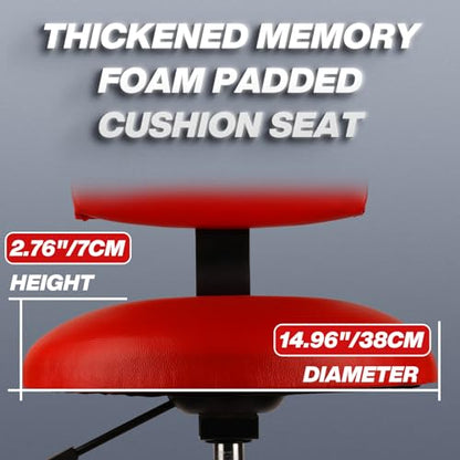 Shop Stool with Backrest