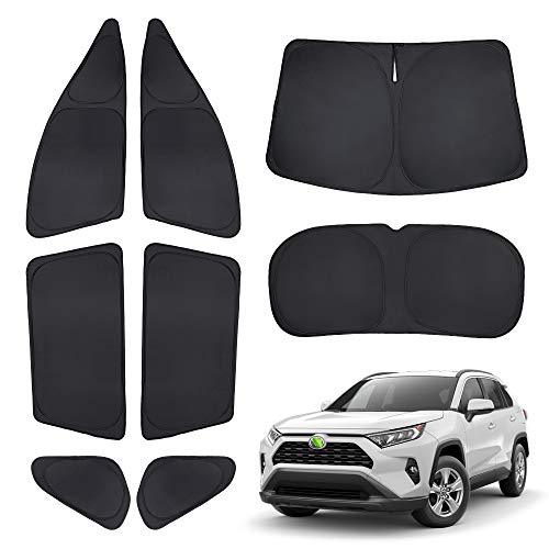 Windshield Sun Shade for Toyota RAV4 2019 (8 Count)
