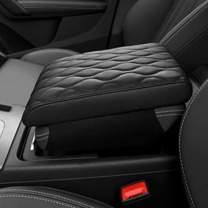 Car Center Console Armrest Cover PU Leather