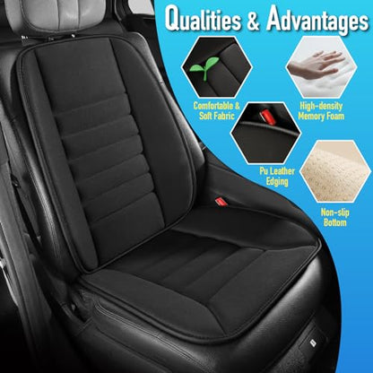 Car Seat Cushion with Back Support Pillow (2 Count)