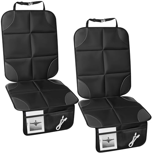 2 Pcs Car Seat Protector with Non (2 Count)