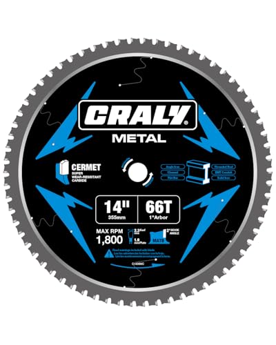 14 Inch 66 Teeth Steel and Ferrous Metal Cutting Circular Saw Blade