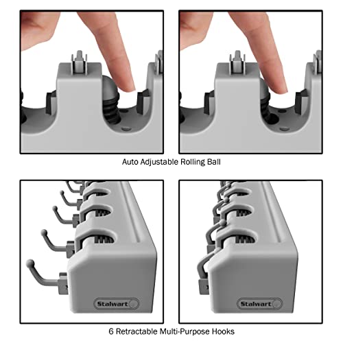 Garden Tool Organizer Wall Mount Broom and Mop Holder