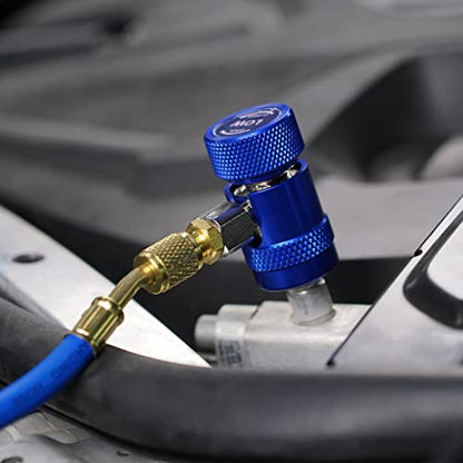 Car A C R1234YF Adapter with Self Sealing Can Tap