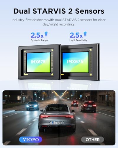 A229 Plus Dash Cam Front and Rear