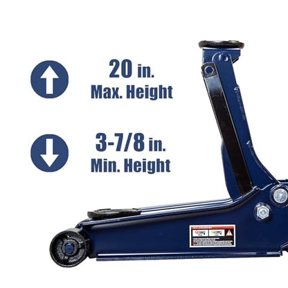 Hydraulic Floor Jack with Dual Quick Lift Pump