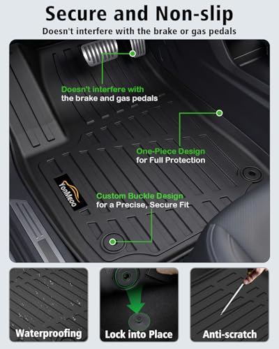 Floor Mats & Cargo Mat & Backrest Mat for Chevy Equinox 2027 2026 2025 Gas