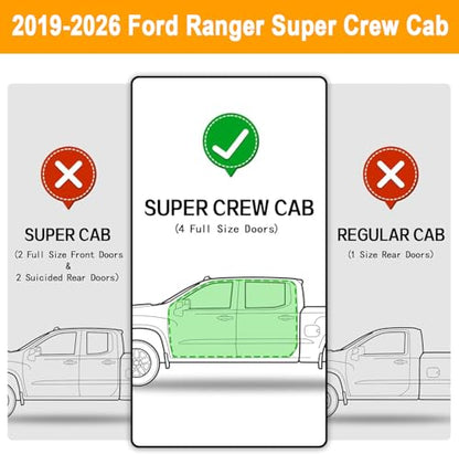 Running Boards Compatible with 2019 (2 Count)
