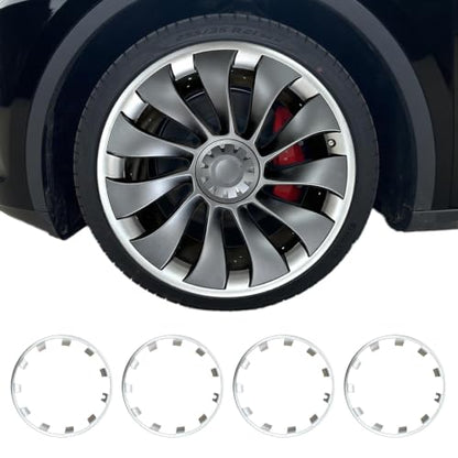 Wheel Rim Protector for Tesla Model Y Performance 21 Inch Überturbine Wheels All (4 Count)