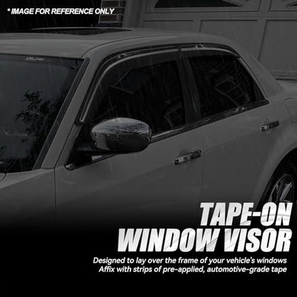 Tape On Window Visors for 2005 (4 Count)