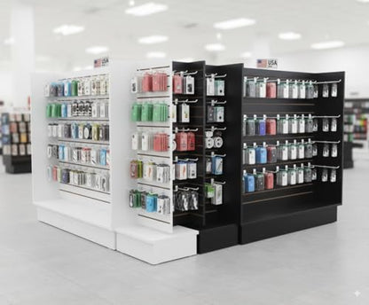 H Unit Slatwall Gondola Display