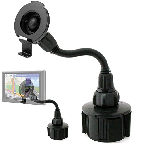 Car Cup Holder Bendy Mount for Garmin Nuvi 52 52LM 55 55LMT 56 56LMT 57LMT 58 67LMT 68LMT 2558 2559 2577 2589 2558 2598LMTHD 2689 2699 Drive DriveSmart 50 51 52 60 61 62 LMT LT LM GPS