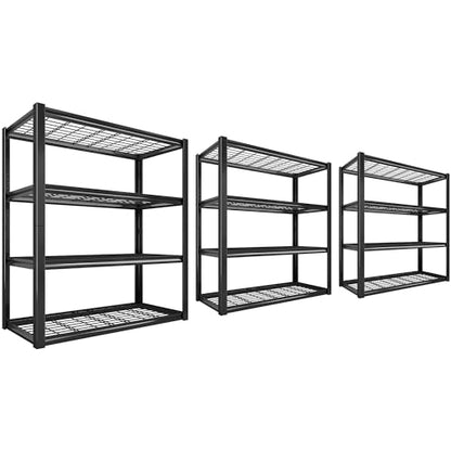 40" W Storage Shelves with Wire Mesh Panels for Garage Organization (3 Count)