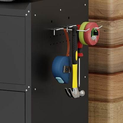 Metal Garage Storage Cabinet with Wheels