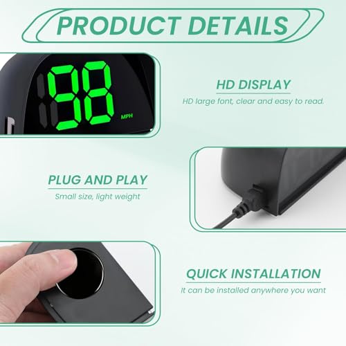2 Pack Car GPS Speedometer (2 Count)