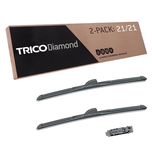 Diamond 21" + 21" Super Premium Automotive Replacement Windshield Wiper Blades