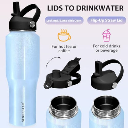 40oz Stainless Steel Water Bottle