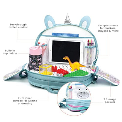 Unicorn Toddler Car Seat Tray & Backpack