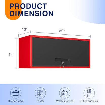 Metal Wall Cabinet with Doors