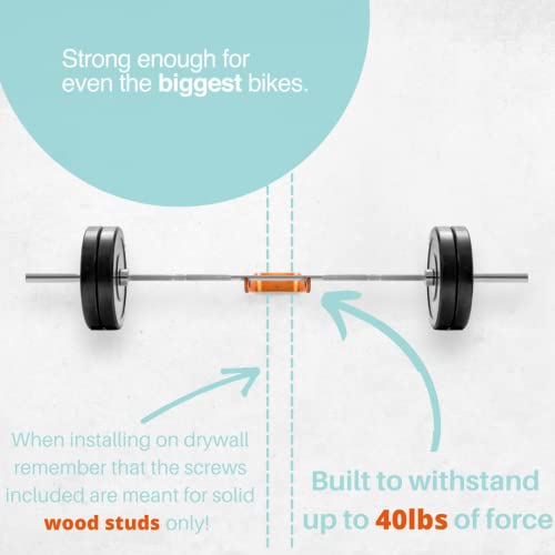 Wooden Bike Wall Mount