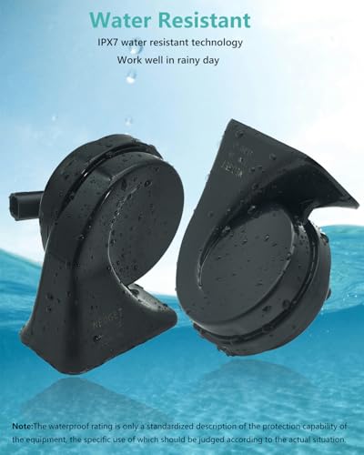 126dB Horn Kit Compatible with Honda and Acura (3 Count)