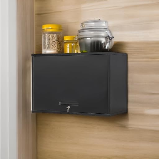 Metal Garage Wall Cabinet with Doors and Shelves