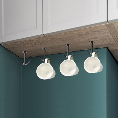 Ball Two Prong Ceiling Hook for Closet Top Bathroom Kitchen Cabinet Garage Pack of 8 (8 Count)