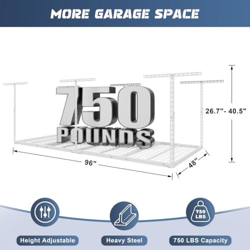 4X8FT Overhead Garage Storage Rack