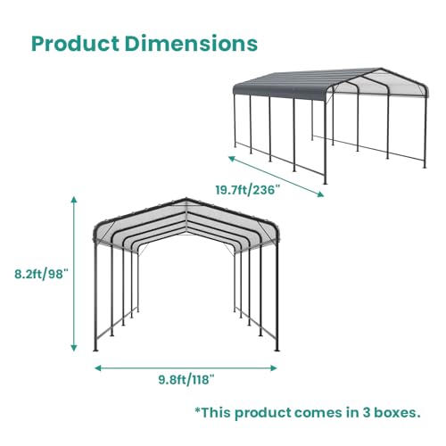 Reinforced Metal Carport