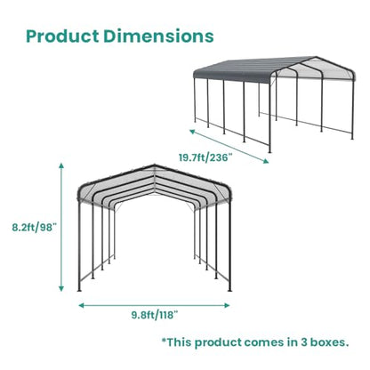 Reinforced Metal Carport
