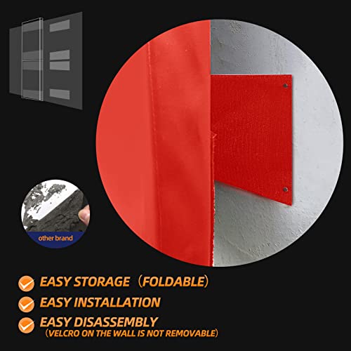 4 Pack Wall Protection Pads 2" Thick Foam Wall Padding