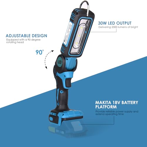 LED Work Light for Makita 18V LXT Lithium Battery