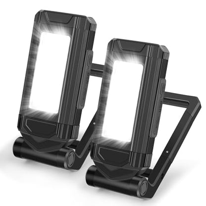 Rechargeable LED Magnetic Work Light 2 Pack