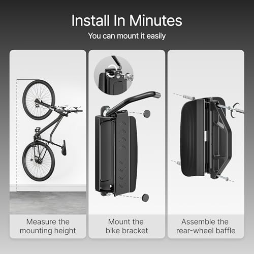 Bike Wall Mount for Garage (4 Count)