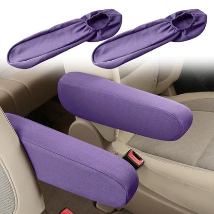 2PC Car Front Seat Armrest Covers