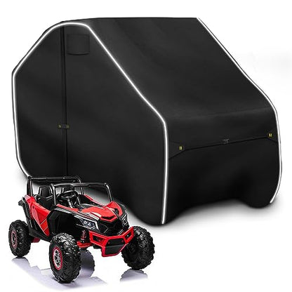 Fade and Tear Resistant UTV Cover with Reflective Strips