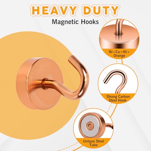 Magnetic Hooks Steel Tube Design for Cruise (10 Count)