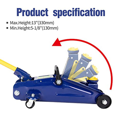 AAIN 2 Ton Hydraulic Floor Jack