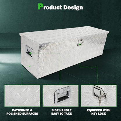 49 Inch Aluminum Heavy Duty Truck Bed Tool Box