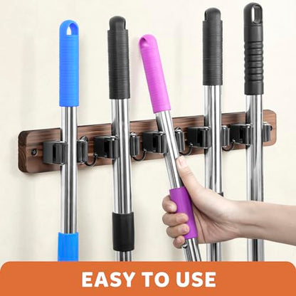 Broom Holder Wall Mount