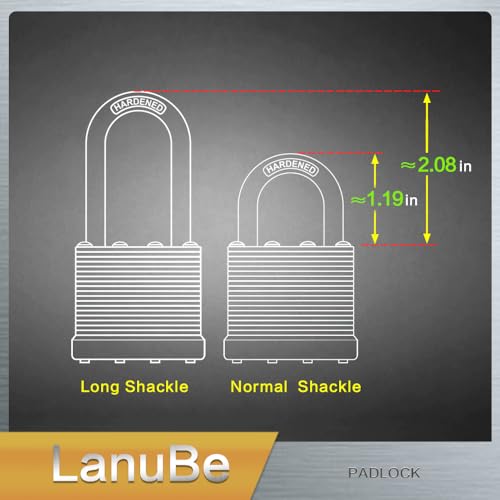 Laminated Keyed Alike Padlock 60 Pack 1.6 (60 Count)