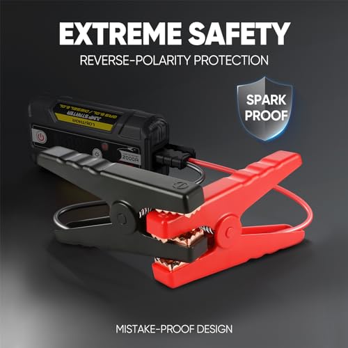 J400 Portable Jump Starter for Upto 8.0L Gas & 6.0L Diesel Engines