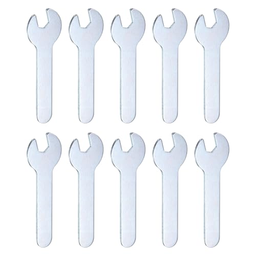10pcs Small Wrench 7x66x1.5mm Metric U (10 Count)