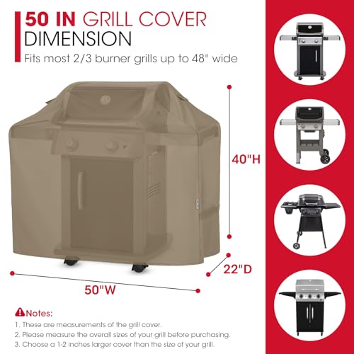50 Inch Grill Cover for Outdoor Grill