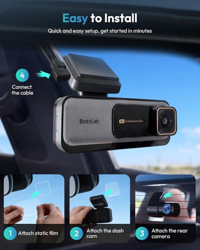 G980H 4K STARVIS Dash Cam Front and Rear