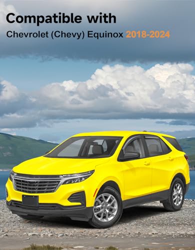 in Channel Window Visors Rain Guards for Chevy Equinox 2018 (4 Count)