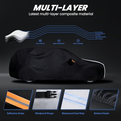 Multi Layer Car Cover Custom Fit for Acura MDX