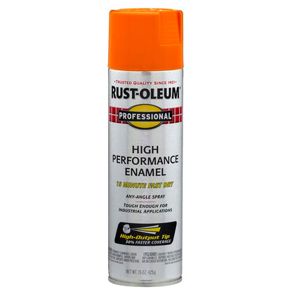 Professional High Performance Gloss Safety Orange Spray Paint (90 Fl Oz)
